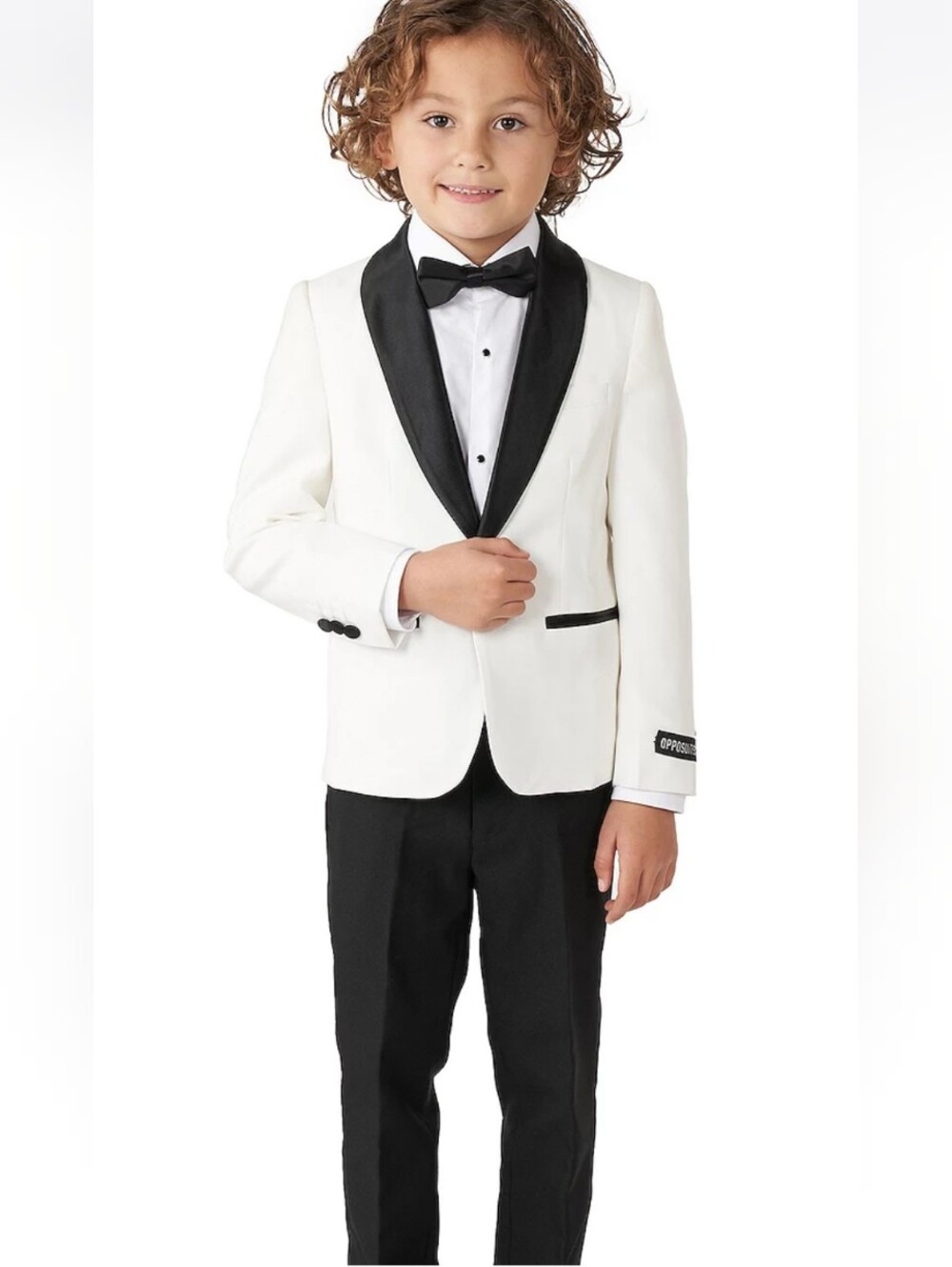 Opposuits Little Boys 3-pc. Tuxedo Pearly White